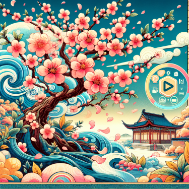 国色天香桃花朵朵开视频，短视频社区分享传统文化